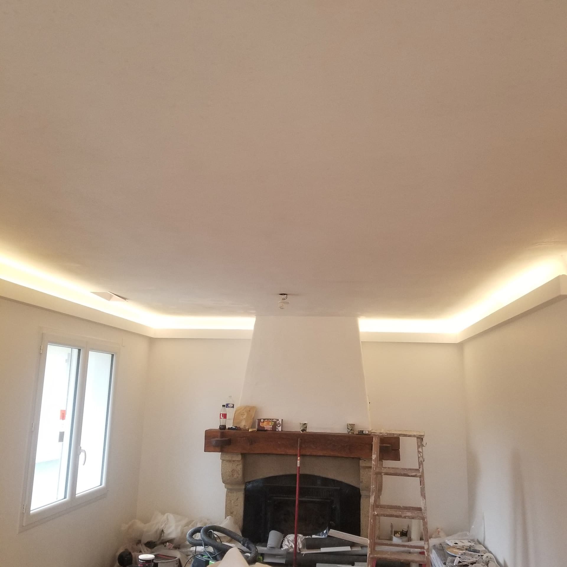 plaquiste caisson placo sur mesure eclairage led 9